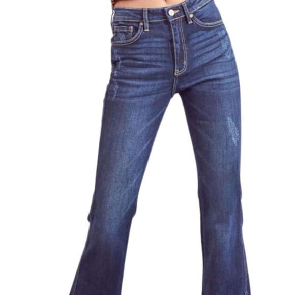 Kancan size 9/28 flare jeans 32in inseam - Picture 1 of 11